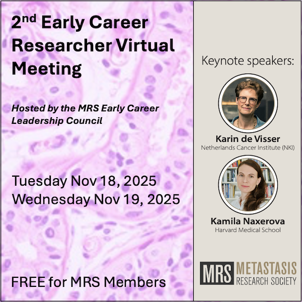 2nd MRS Early Career Research Virtual Meeting
